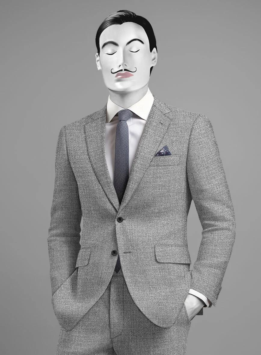 Italian Cotton Linen Hopsack Bartolo Jacket - Image 2