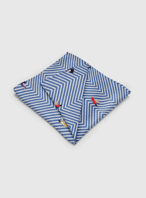 Italian Cotton Pocket Square - Karaoke - Image 2