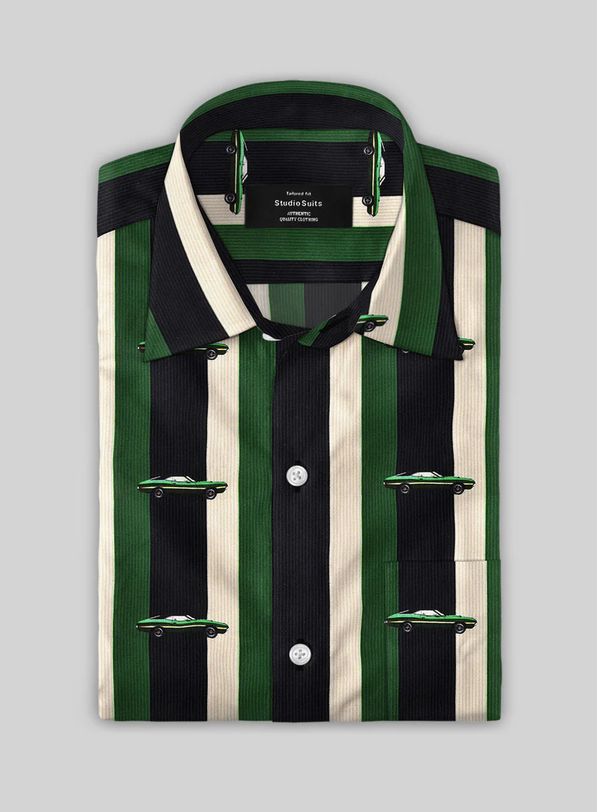 Italian Cotton Retro Ride Shirt