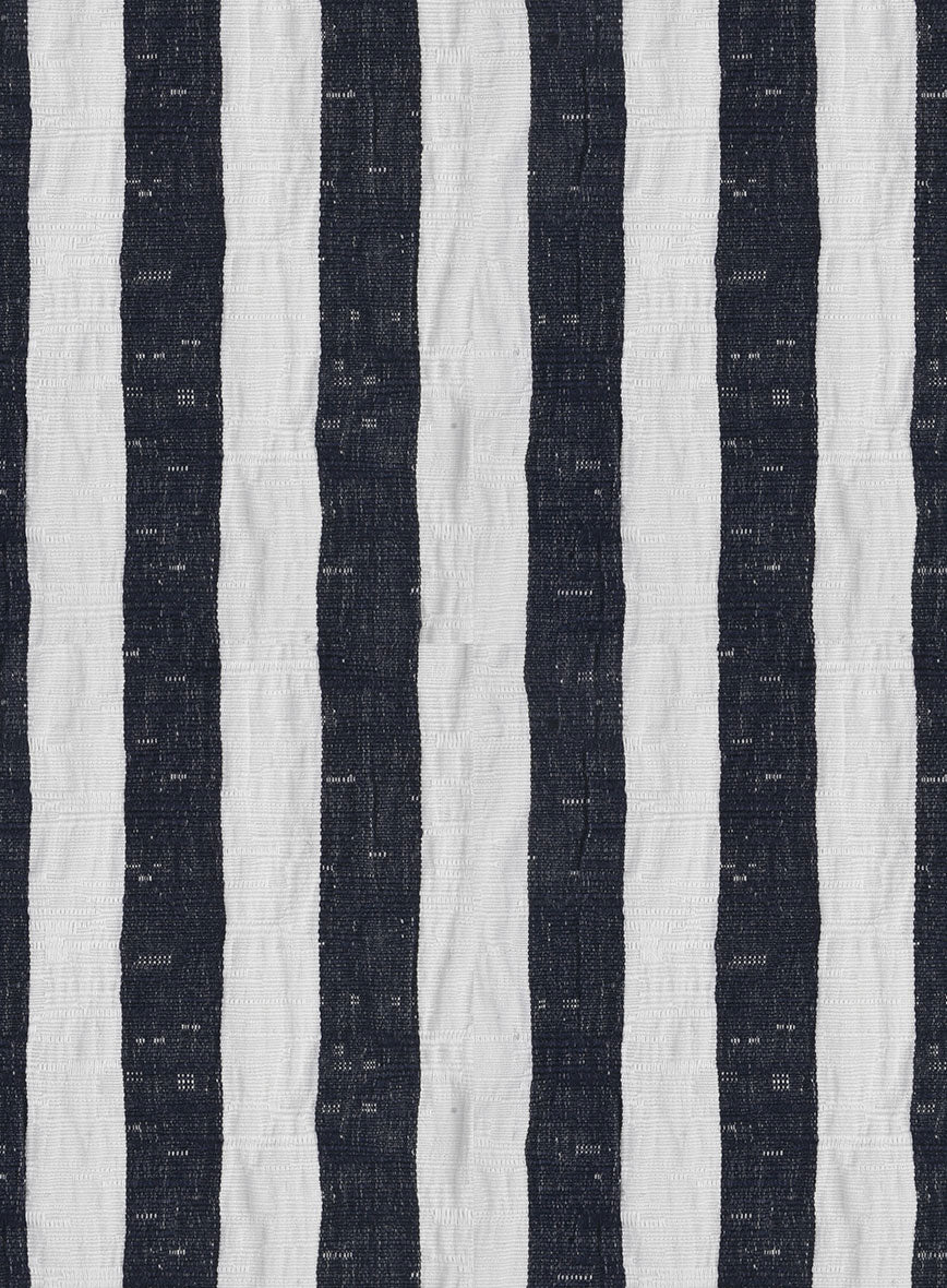 Italian Cotton Seersucker Venancio Pants - Image 3