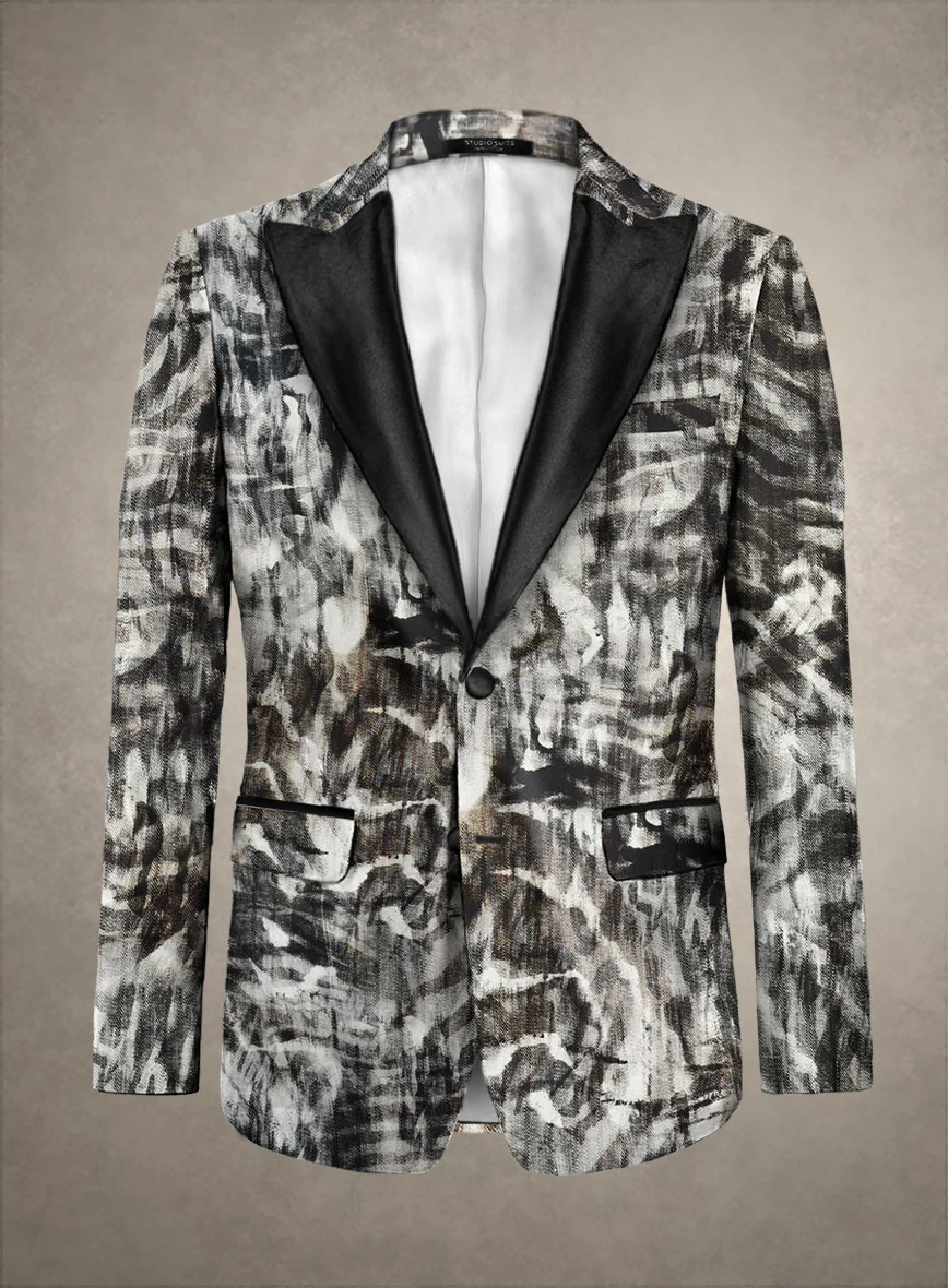 Italian Cotton Stretch Filippo Tuxedo Blazer