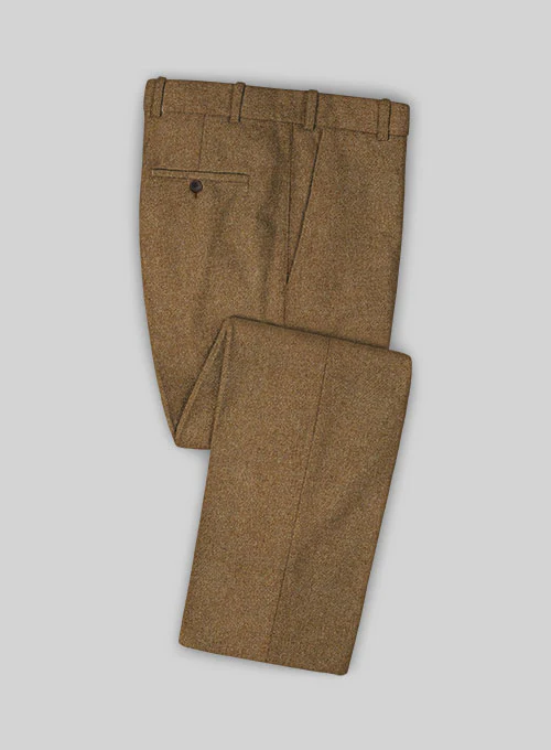 Italian Credi Mid Brown Tweed Suit - Image 3