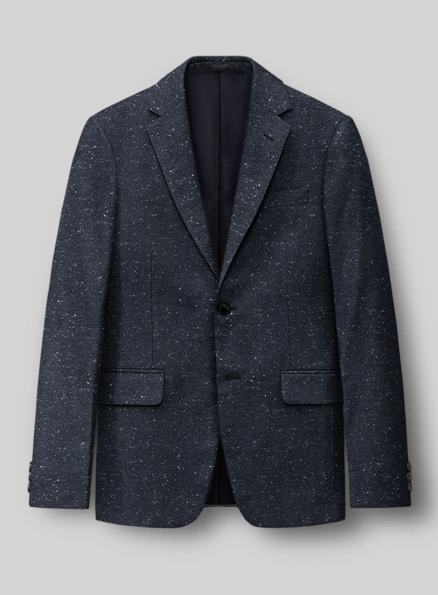 Italian Donegal Blue Wool Suit - Image 4