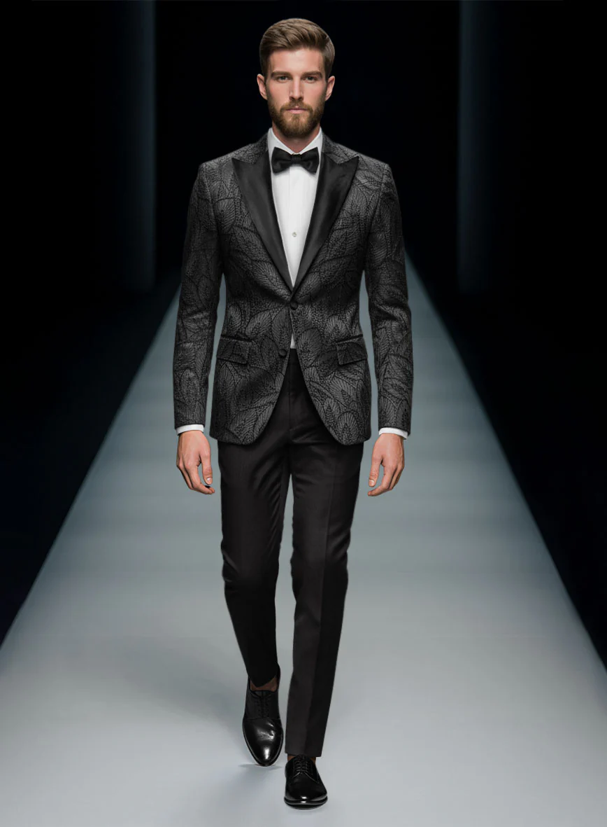 Italian Ebony Regale Tuxedo Suit