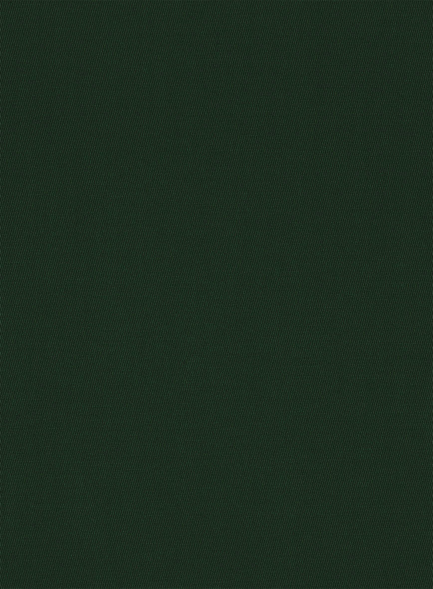 Italian Emerald Green Cotton Stretch Jacket - Image 2