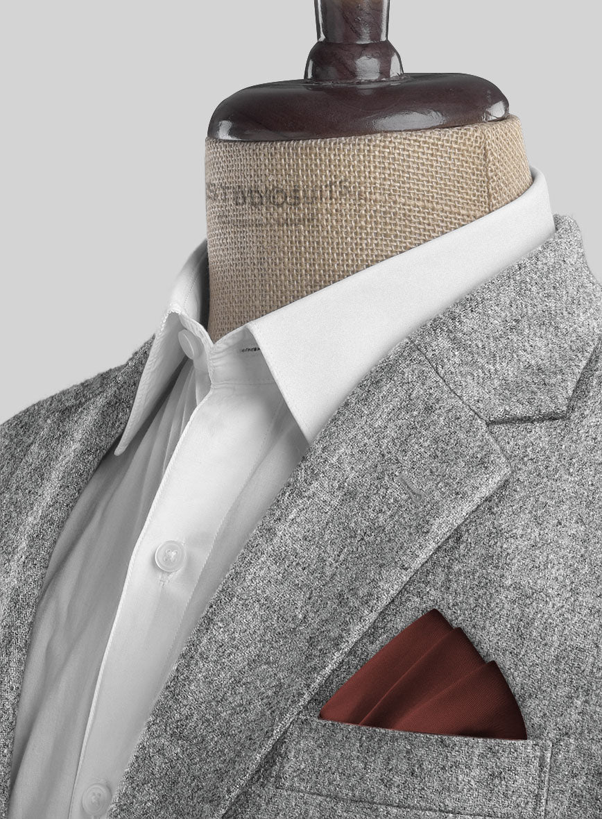 Italian Empire Gray Tweed Jacket - Image 3