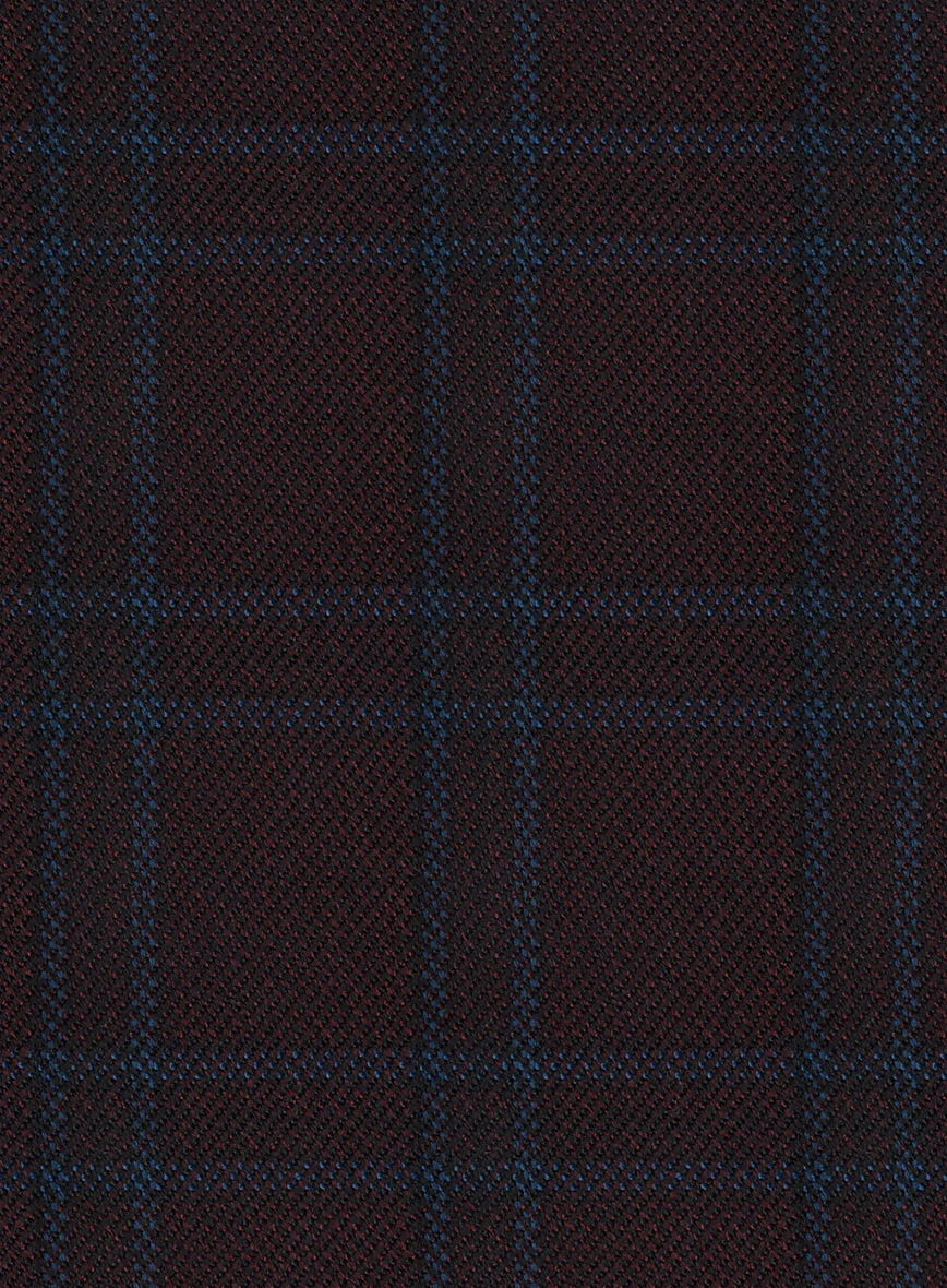 Italian Ernesto Check Tweed Pants - Image 3