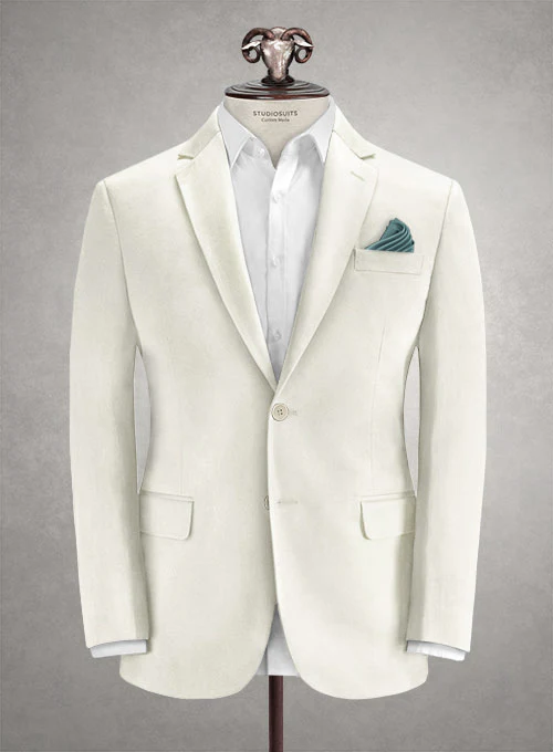 Italian Fawn Cotton Stretch Suit - Image 2