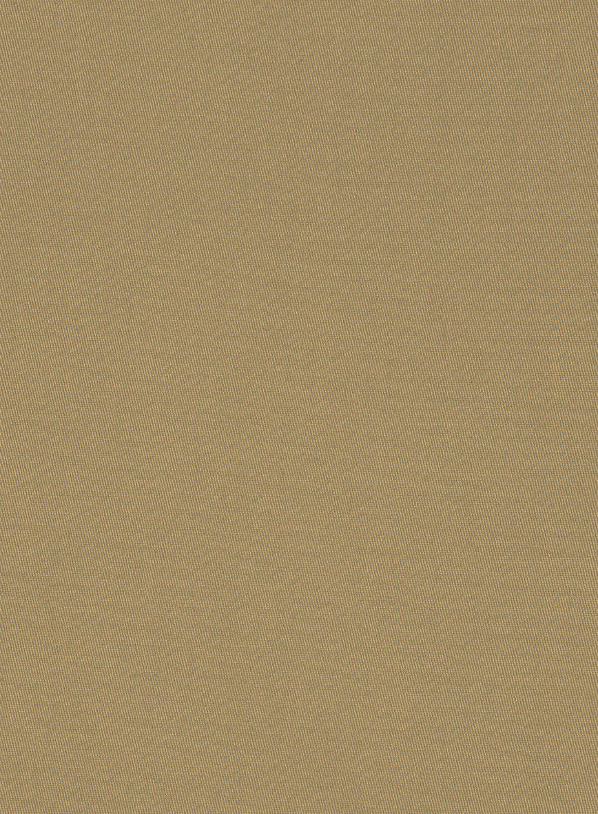 Italian Khaki Cotton Stretch Jacket - Image 2