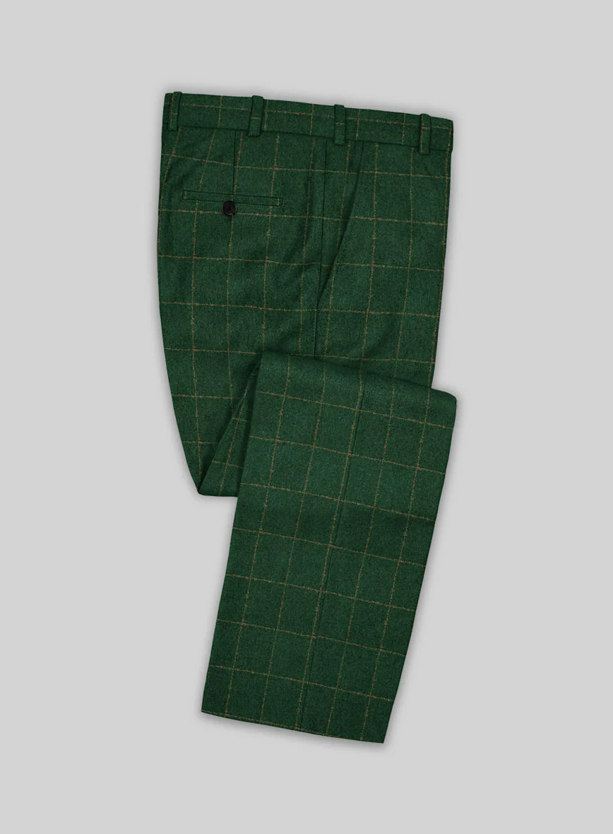 Italian Lico Checks Tweed Pants