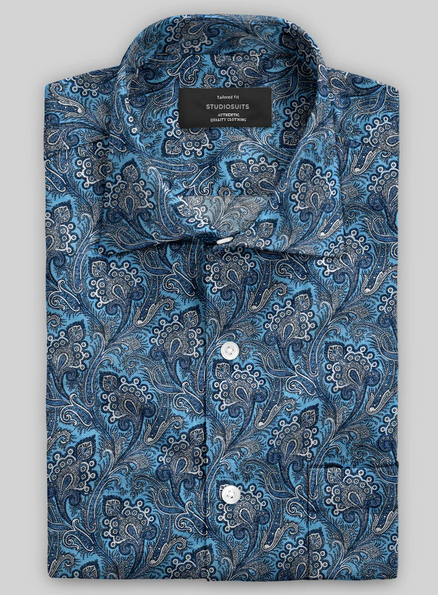 Italian Linen Asqual Shirt - Image 2