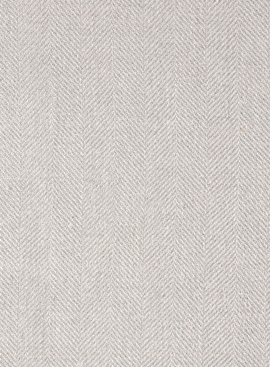 Italian Linen Cenaro Herringbone Suit - Image 6