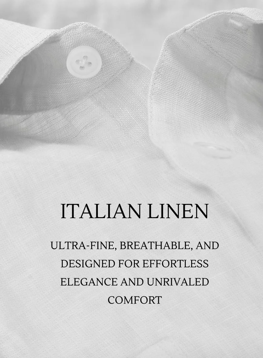 Italian Linen Enlato Shirt - Image 4