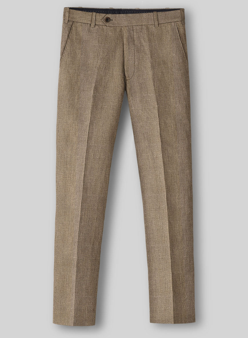 Italian Linen Irish Brown Pants