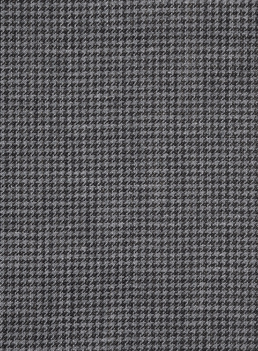 Italian Linen Lupesco Houndstooth Jacket - Image 3