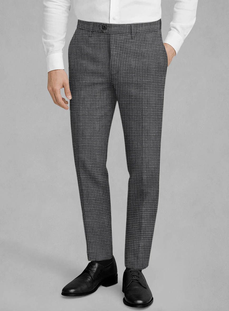Italian Linen Lupesco Houndstooth Pants