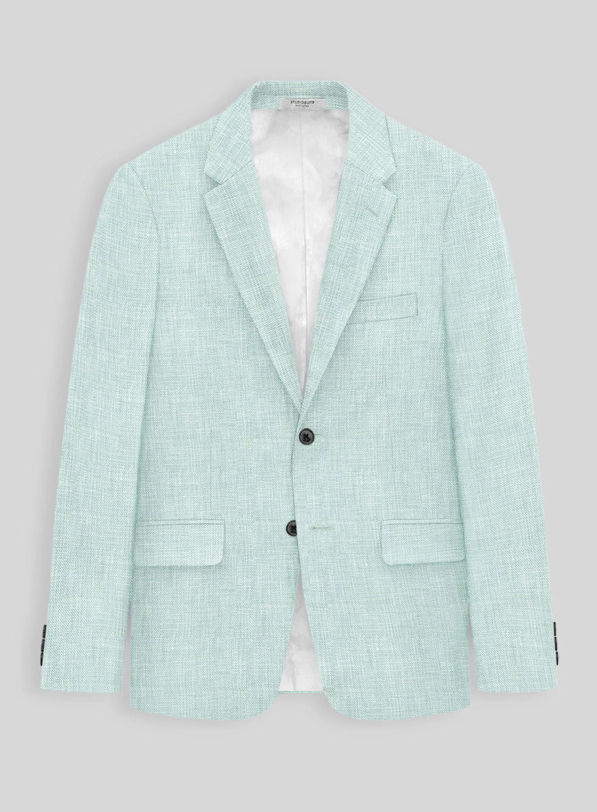 Italian Linen Mint Green Jacket