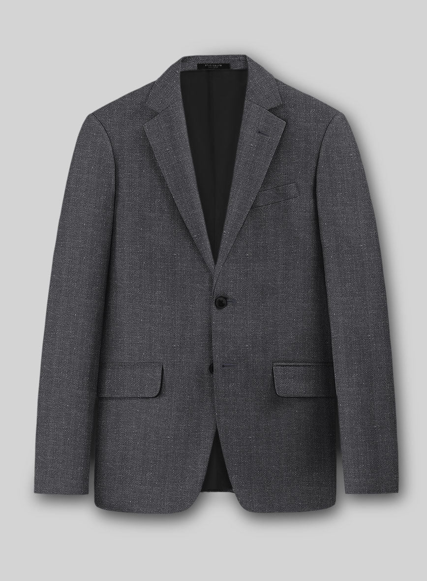 Italian Linen Nottegno Herringbone Jacket