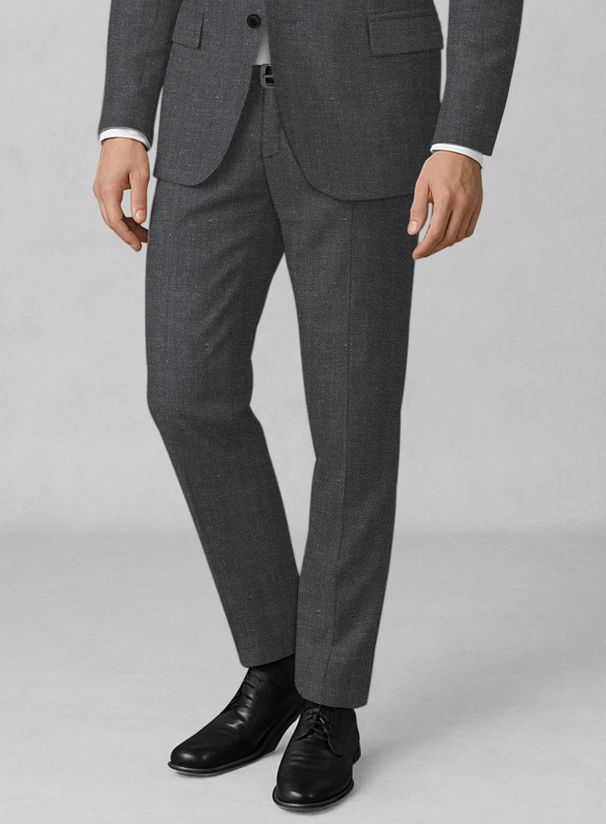 Italian Linen Nottegno Herringbone Pants