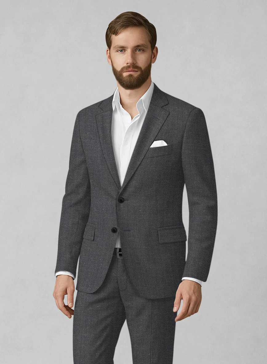 Italian Linen Nottegno Herringbone Suit - Image 3