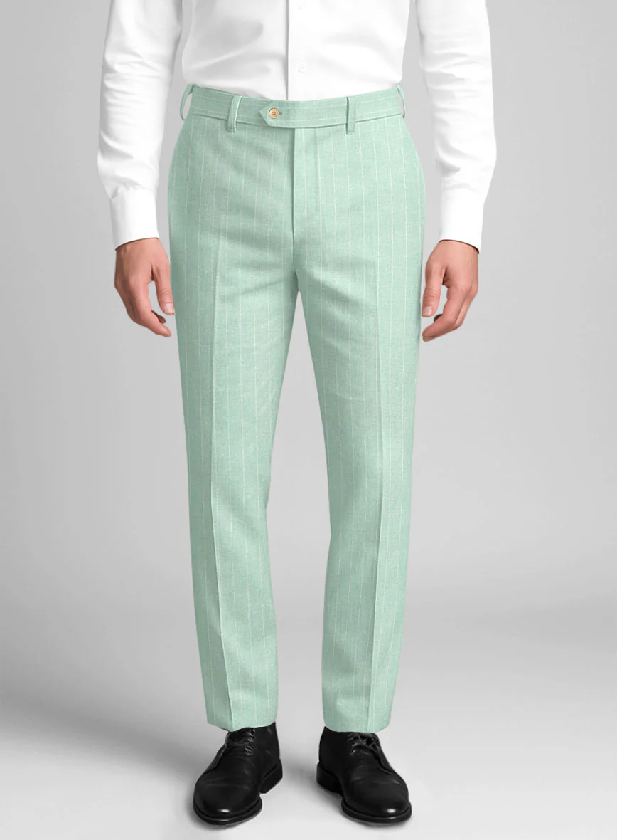 Italian Linen Pistano Stripe Pants