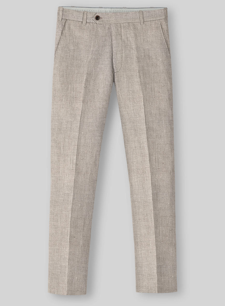 Italian Linen Stone Beige Pants