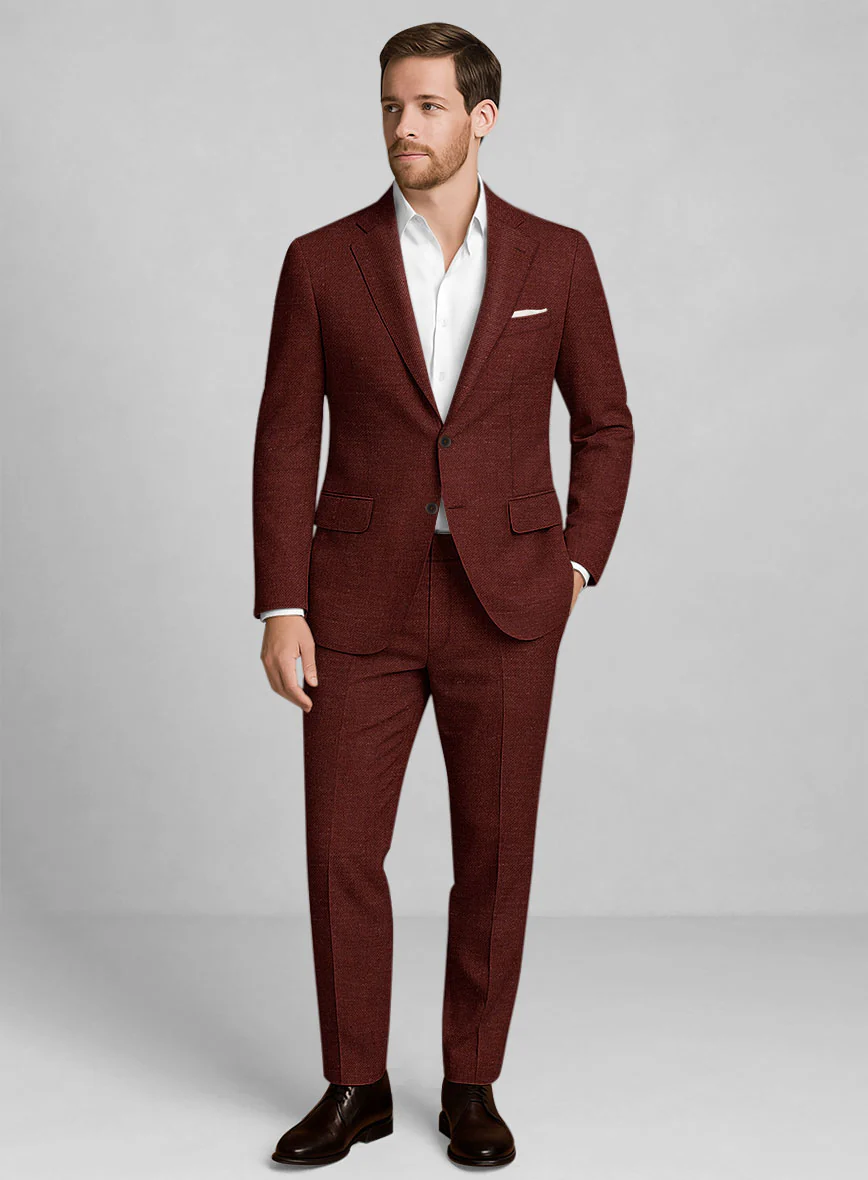 Italian Linen Terra Brown Suit