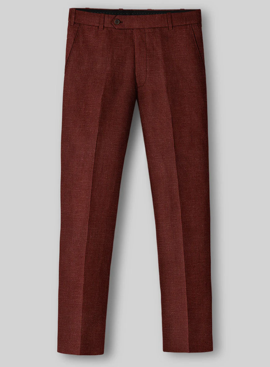 Italian Linen Terra Brown Suit - Image 4