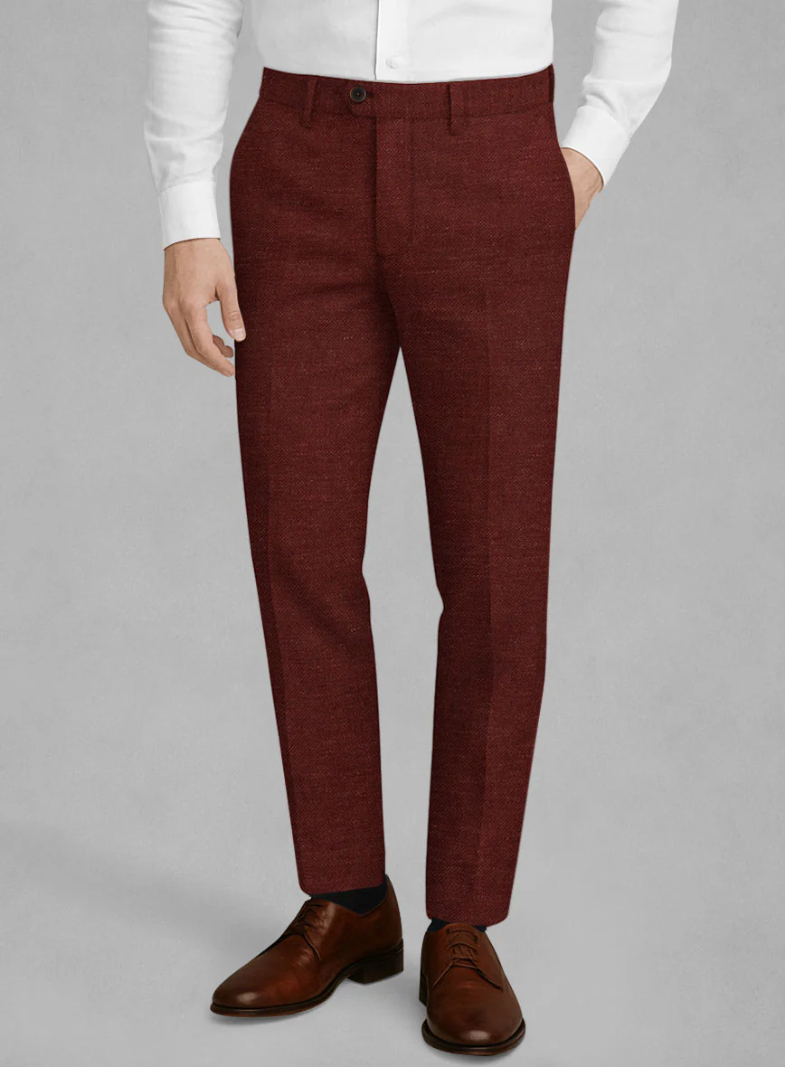 Italian Linen Terra Brown Suit - Image 5