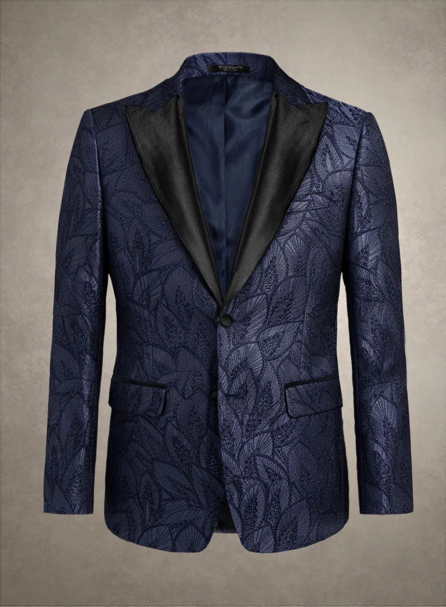 Italian Midnight Opulenza Tuxedo Jacket