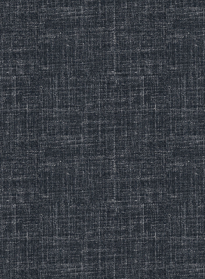Italian Murano Indigo Blue Wool Linen Suit - Image 7