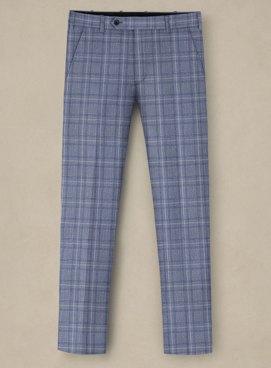 Italian Murano Natino Blue Wool Suit - Image 5