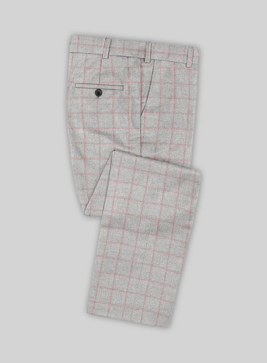 Italian Norezi Gray Wool Pants