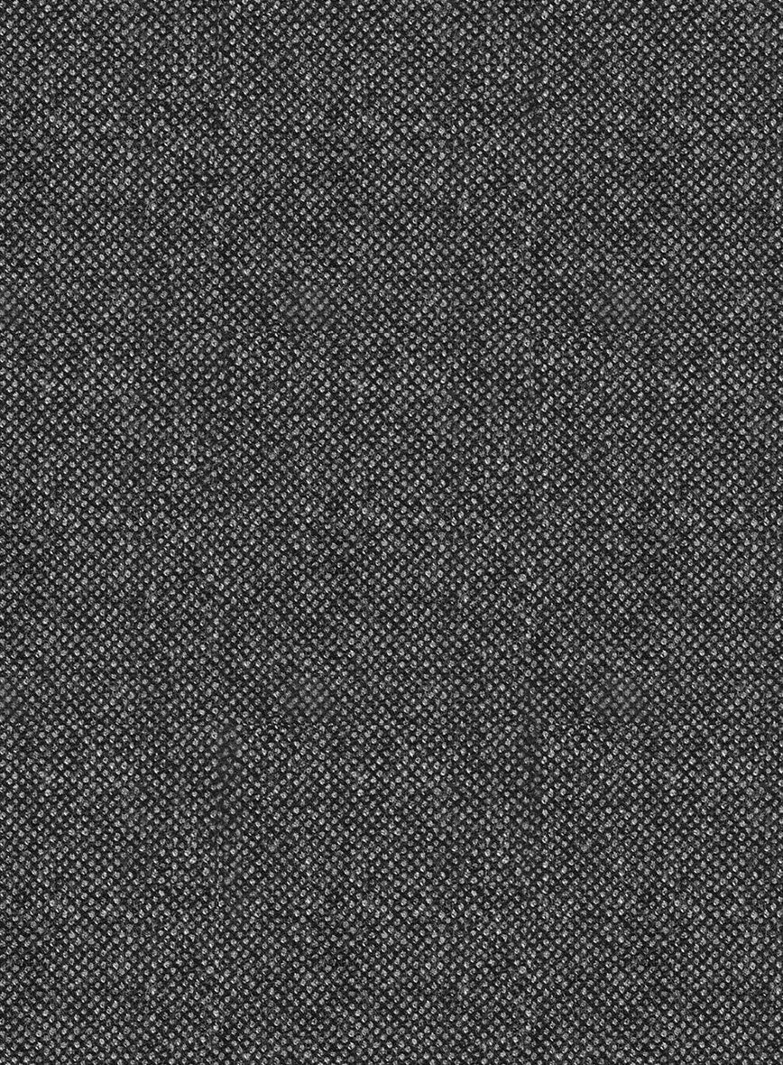 Italian Ombo Dark Gray Birdseye Flannel Jacket - Image 3