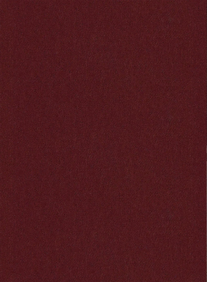 Italian Ospero Maroon Wool Suit - Image 5