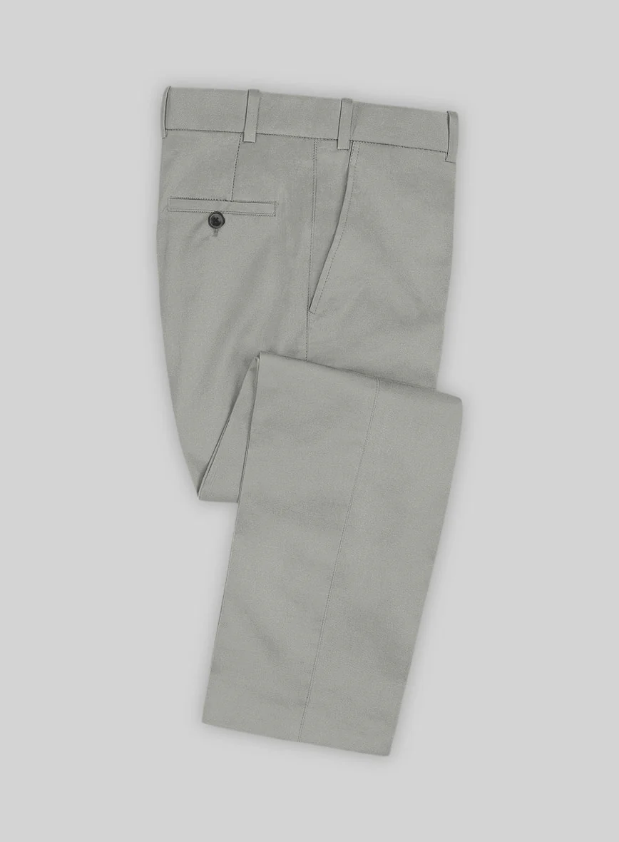 Italian Petrol Gray Cotton Stretch Suit - Image 5