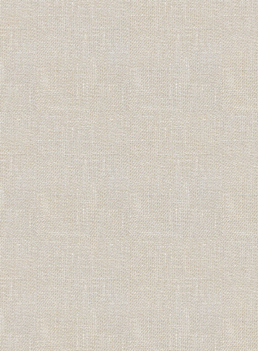 Italian Prato Beige Linen Pants - Image 3