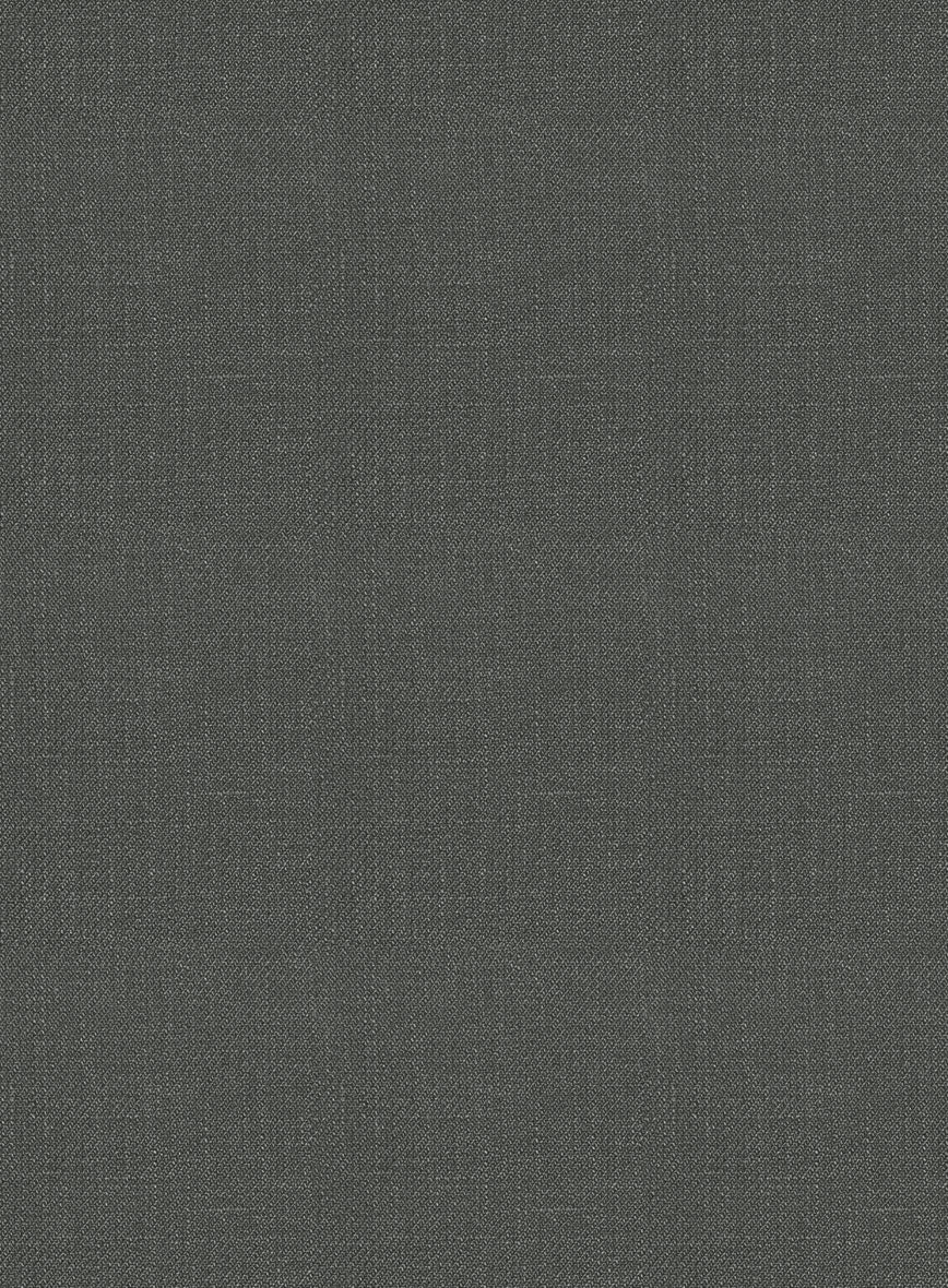 Italian Prato Gray Linen Jacket - Image 2