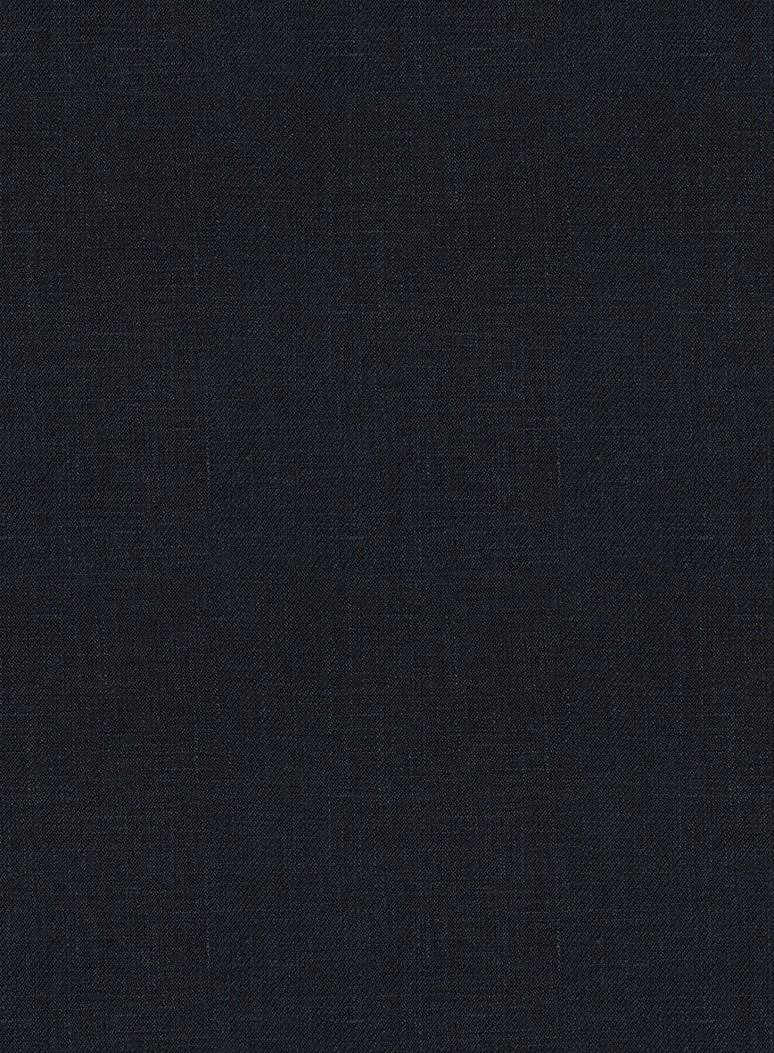 Italian Prato Midnight Linen Pants - Image 3