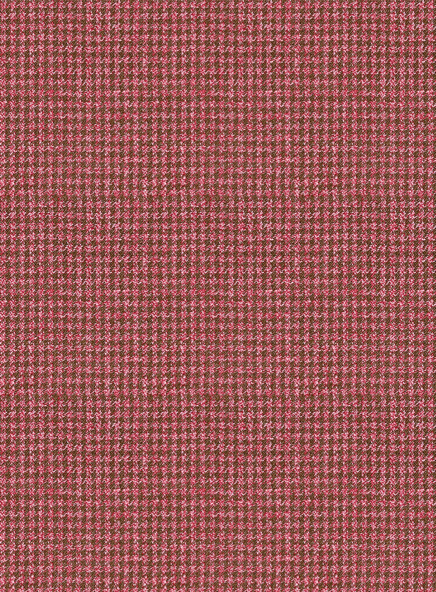 Italian Prato Tango Houndstooth Linen Pants - Image 3