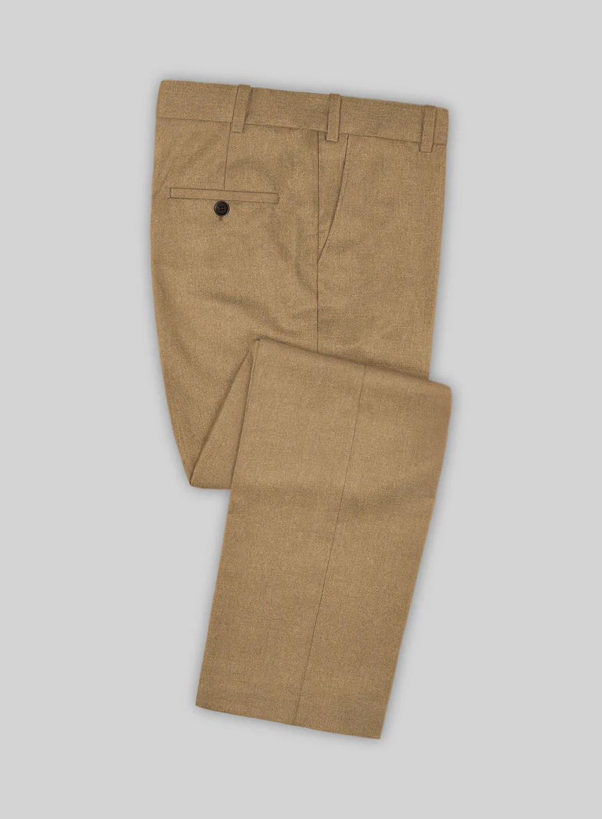 Italian Prima Caramel Wool Pants