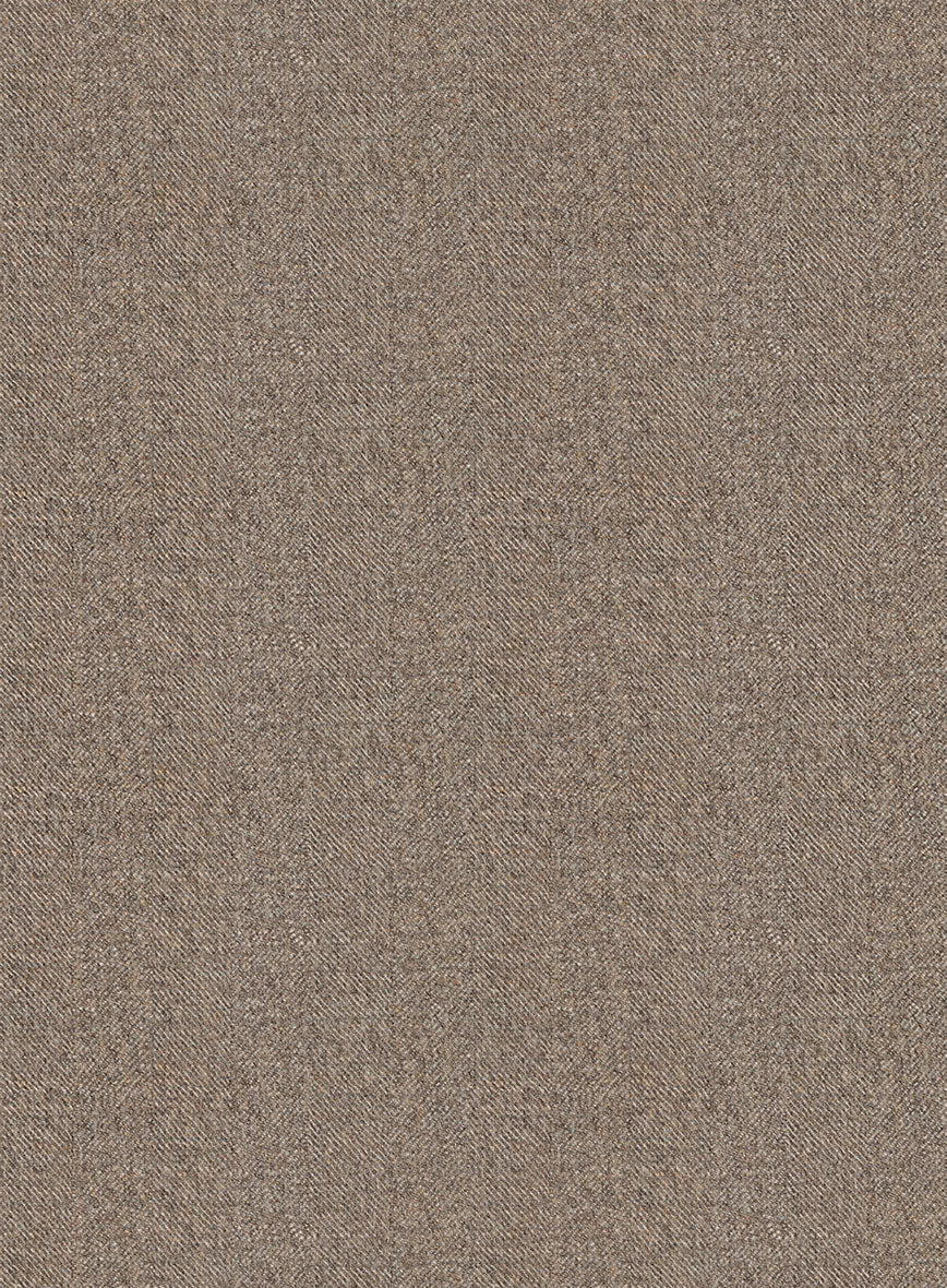 Italian Qique Tobacco Brown Wool Pants - Image 2