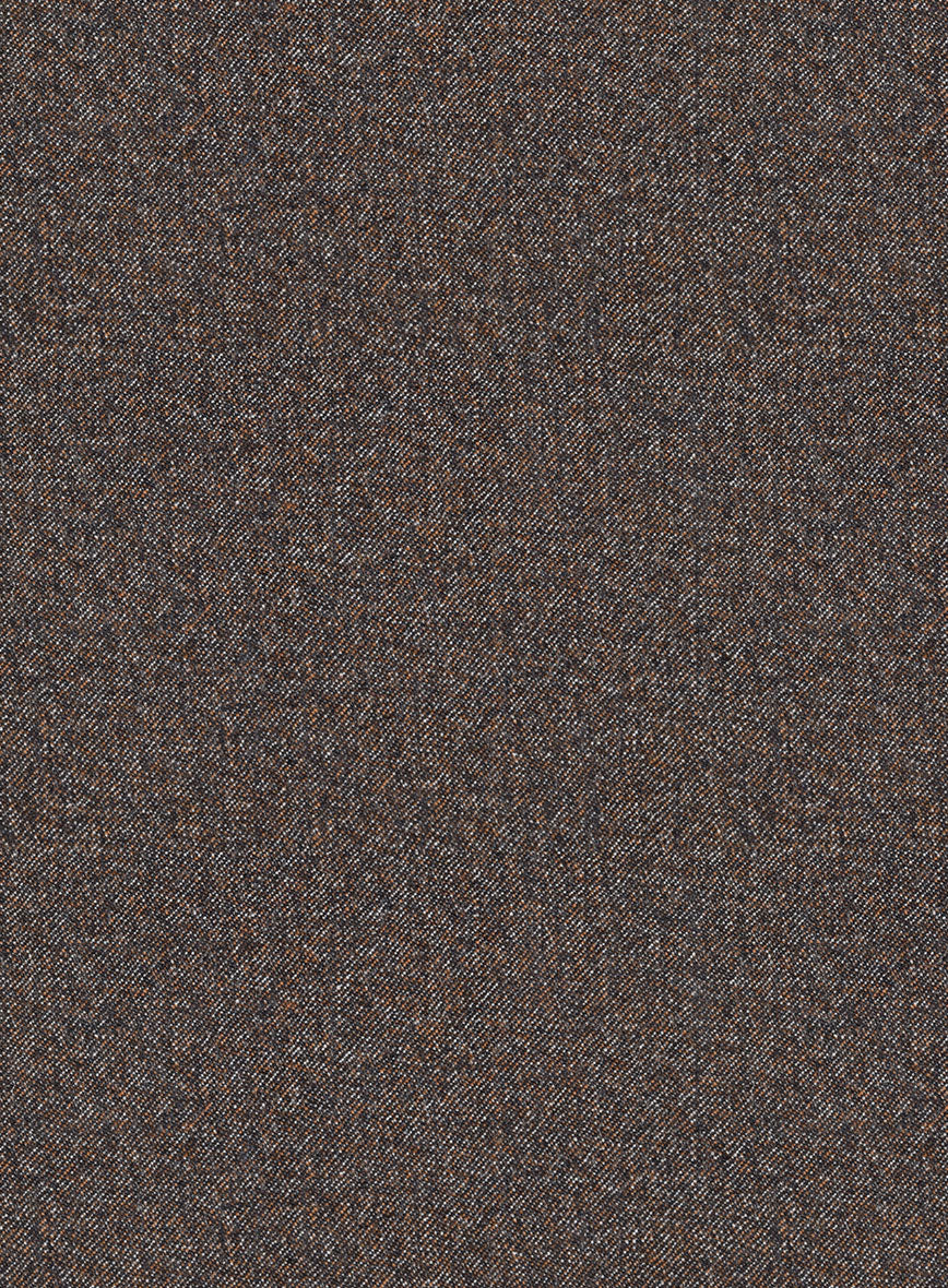 Italian Quelo Brown Twill Flannel Suit - Image 6