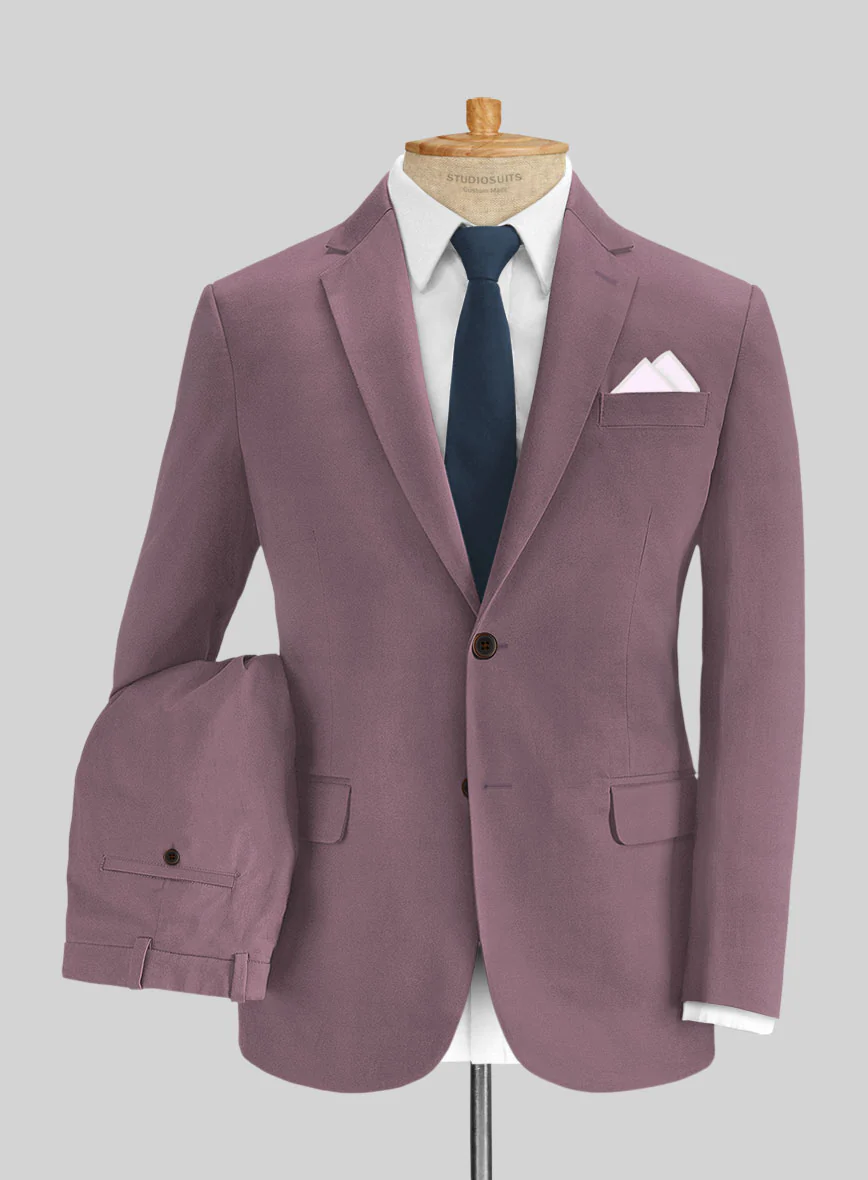 Italian Rose Quartz Cotton Suit