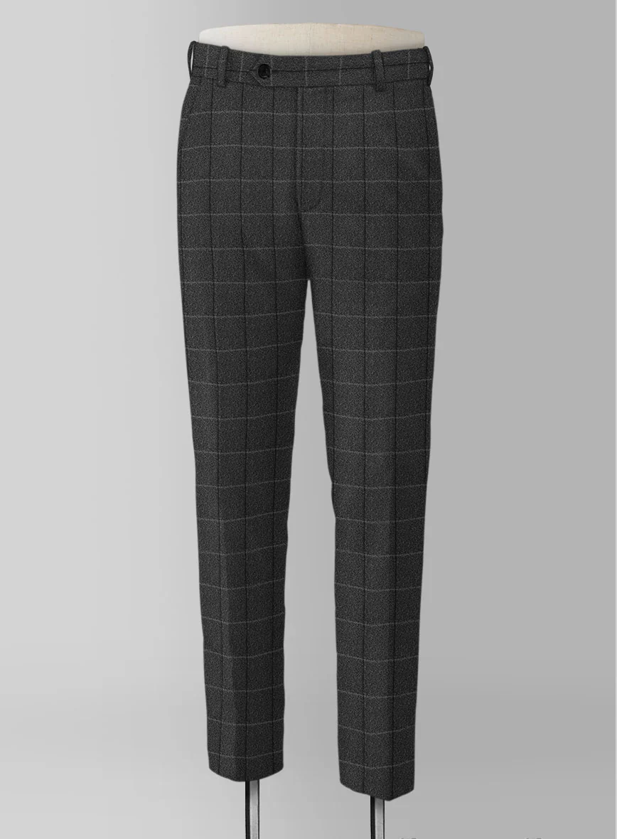 Italian Serto Checks Tweed Suit - Image 4