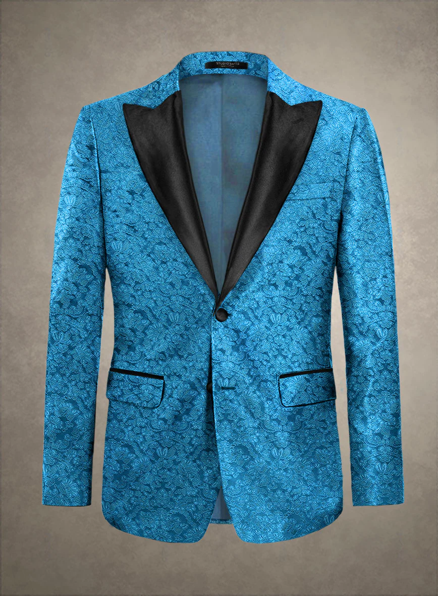 Italian Silk Ivete Tuxedo Blazer