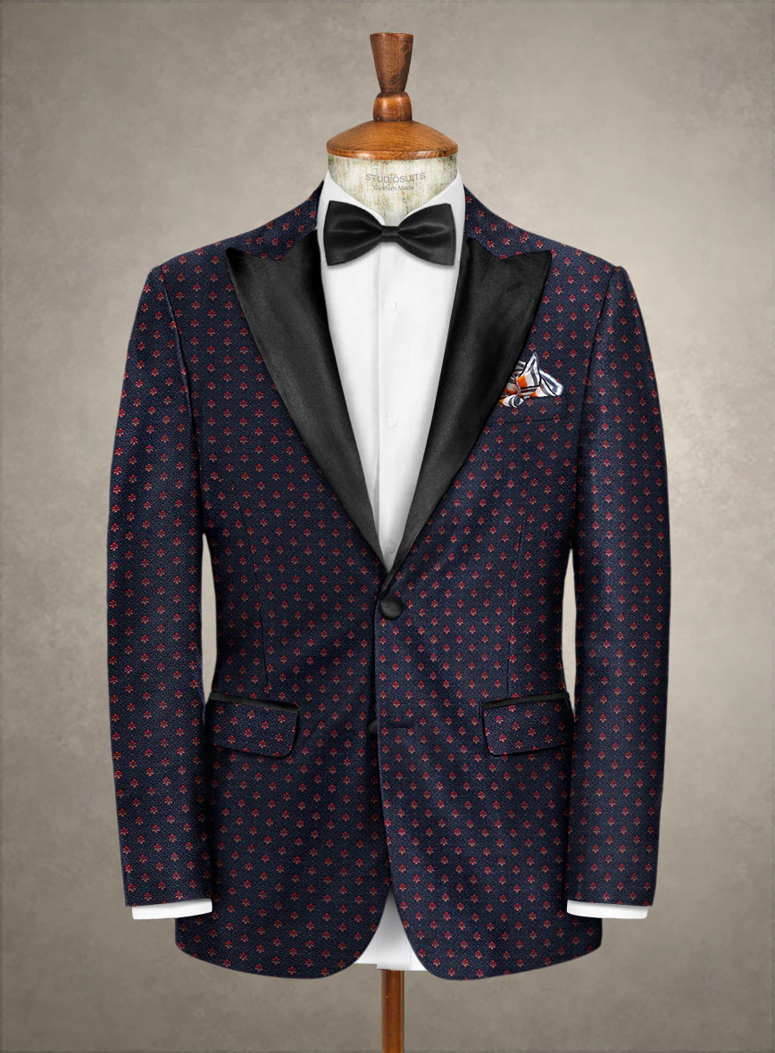 Italian Silk Jamen Tuxedo Jacket