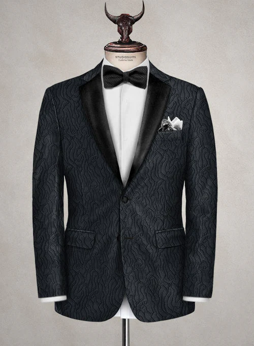 Italian Silk Neza Tuxedo Suit - Image 3