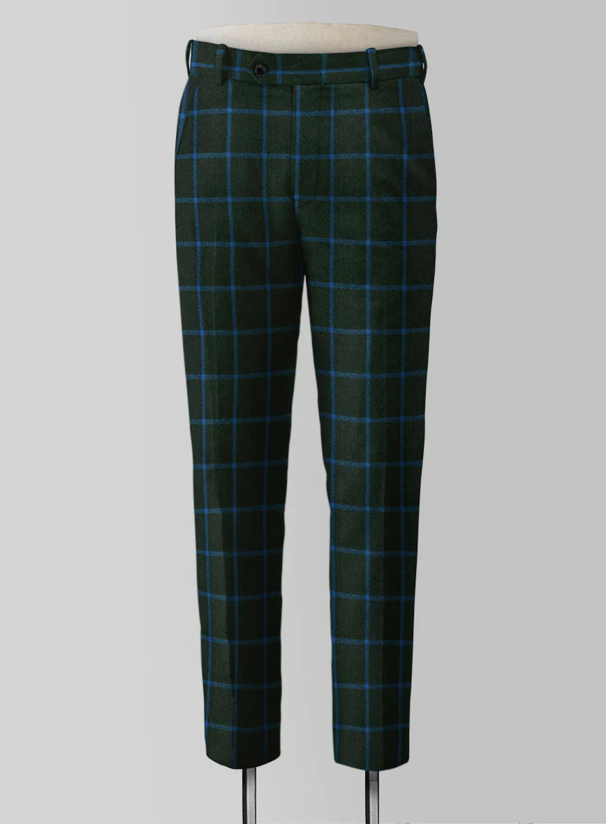 Italian Simma Checks Tweed Pants - Image 2