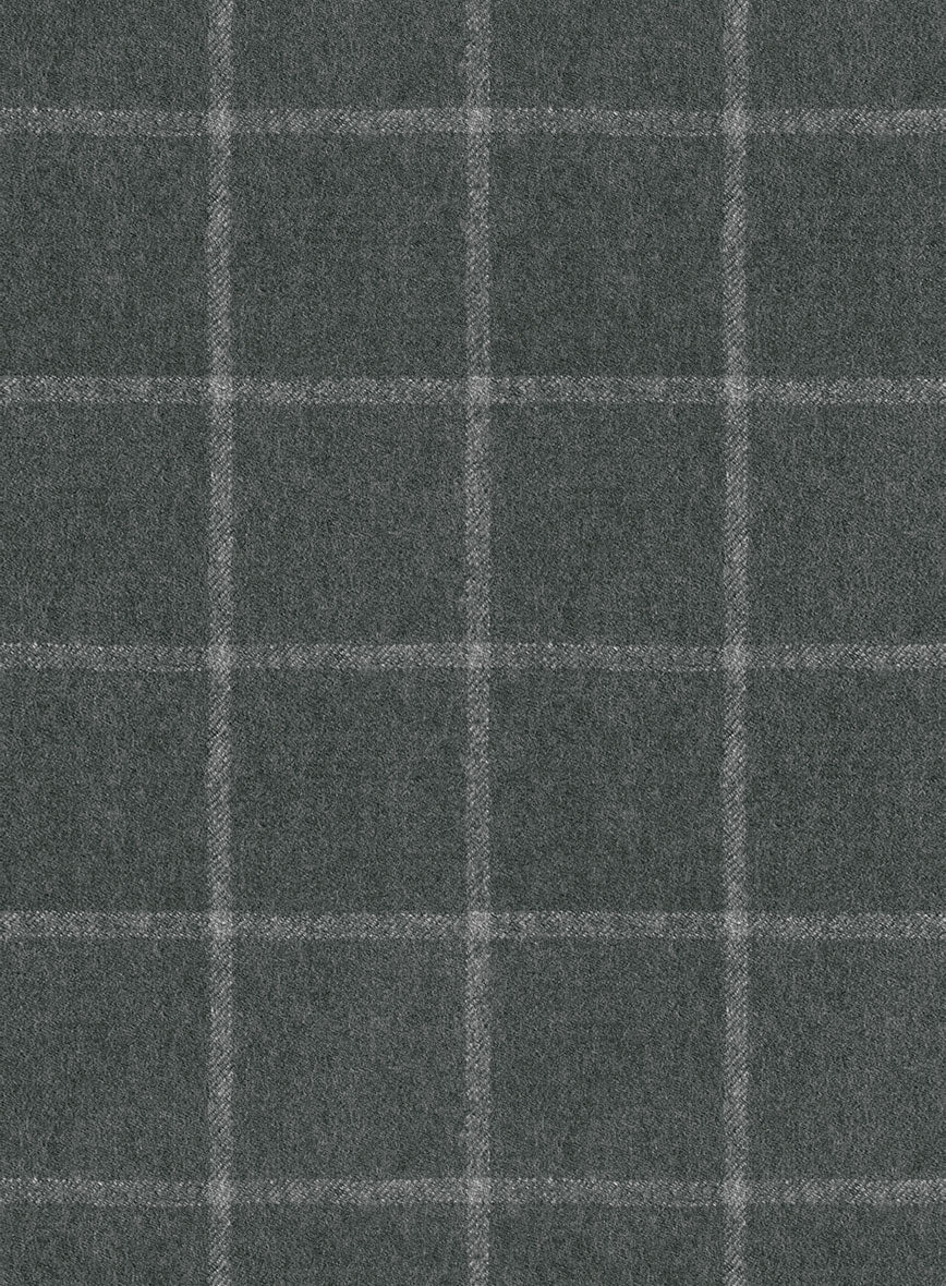 Italian Tagosa Gray Wool Pants - Image 2